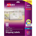 Avery Clear Shipping Labels, Sure Feed, 3-1/3" x 4", 60 Labels (18664), 60 / Pack, AVE18664