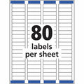 Avery Easy Peel Return Address Labels, Clear, 1 Pack, AVE15667
