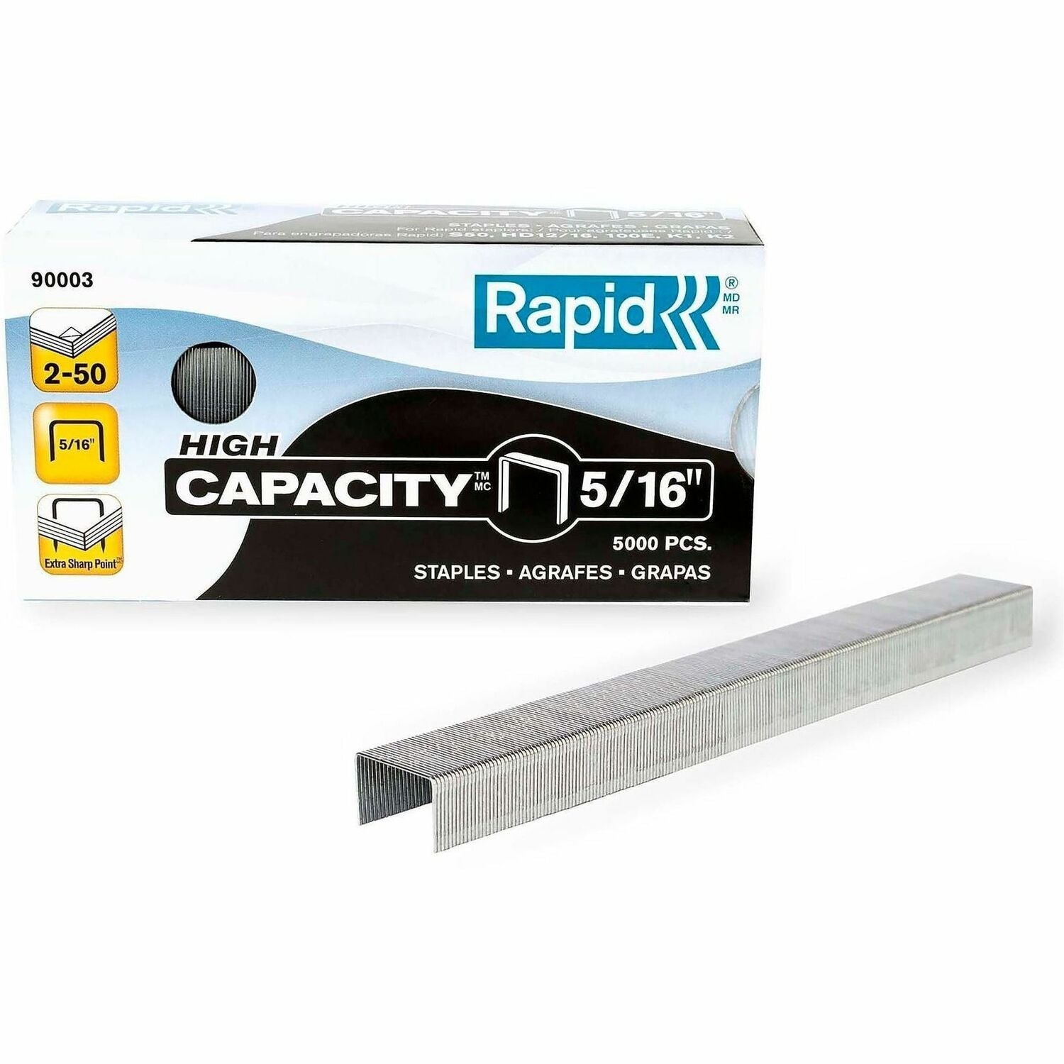 Rapid High Capacity 5/16" Staples, 1 Box