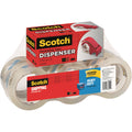 3M Scotch Heavy-Duty Shipping/Packaging Tape, Clear, 1 Pack, MMM38506DP3