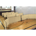 Screenflex Portable Room Dividers, Stone, SCXCFSL6011DG