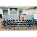 Screenflex Portable Room Dividers, Stone, SCXCFSL6011DG