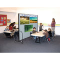 Screenflex Portable Room Dividers, Stone, SCXCFSL6013DG