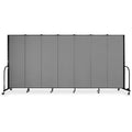 Screenflex Portable Room Dividers, Stone, SCXCFSL607DG