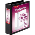 TOPS Cardinal Performer ClearVue Slant-D Ring Binder, Black, 8 1/2" Width x 11" Length, CRD17501CB