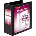 TOPS Cardinal Performer ClearVue Slant-D Ring Binder, Black, 8 1/2" Width x 11" Length, CRD17811CB