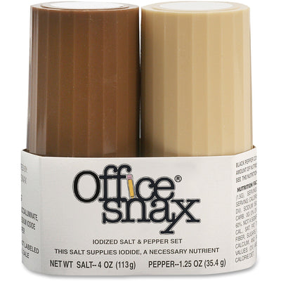Office Snax Salt and Pepper Shaker Set, 1 Set, OFX00057