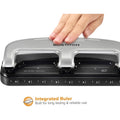 Amax Bostitch EZ Squeeze 20 Three-Hole Punch, Silver, ACI2220