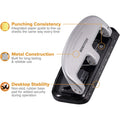 Amax Bostitch EZ Squeeze 20 Three-Hole Punch, Silver, ACI2220