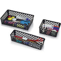 Officemate Supply Baskets, Black, 2 / Pack, OIC26202