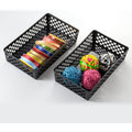 Officemate Supply Baskets, Black, 2 / Pack, OIC26202