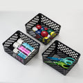 Officemate Supply Baskets, Black, 3 / Pack, OIC26201