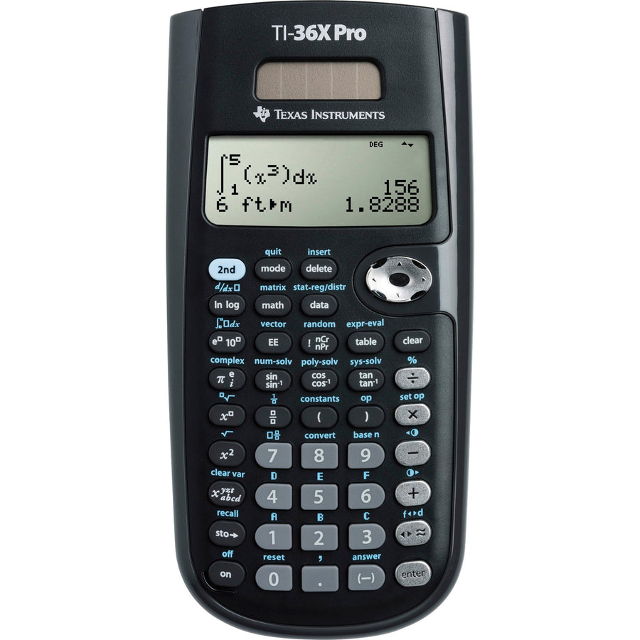 Texas Instruments TI-36X Pro Scientific Calculator, 3.3" x 0.7", Black, TEXTI-36XPRO
