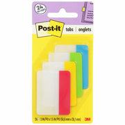 Post-it® Durable Tabs - Primary Colors, 1 Pack