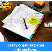 Post-it® Durable Tabs - Primary Colors, 1 Pack