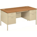 The HON HON Metro Classic HP3262 Pedestal Desk, Brown, HONP3262CL