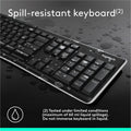 Logitech K270 Keyboard, Black, 1, LOG920003051