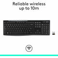 Logitech K270 Keyboard, Black, 1, LOG920003051