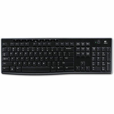 Logitech K270 Keyboard, Black, 1, LOG920003051