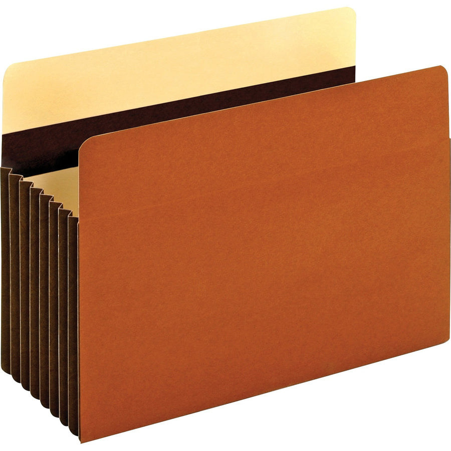 Pendaflex Heavy-duty Accordion File Pockets, 8.5" Width x 14" Length, Brown, Redrope, 1600 Sheets, Tyvek Gusset, 1 / Box, PFX15446HD