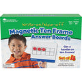 Learning Resources Magnetic 10-frame Answer Boards, Yellow, 4 / Set, LRNLER6645