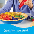Learning Resources Super Sorting Pie, Multicolor, 69 / Set, LRNLER6216