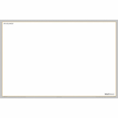 ACCO At-A-Glance WallMates Self-Adhesive Dry Erase Writing Surface, White, 24", AAGAW601028
