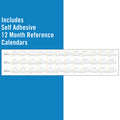 ACCO At-A-Glance WallMates Monthly Planning Surface, White, 24", AAGAW602028