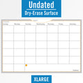 ACCO At-A-Glance WallMates Monthly Planning Surface, White, 24", AAGAW602028
