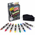 Crayola Odorless Dry Erase Crayons, Bright Assorted, 8 / Box, CYO98-5202