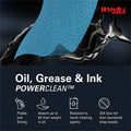 Kimberly-Clark Wypall Oil, Grease & Ink Quarterfold Disposable Cloths, Blue, 1 Carton, KCC33560