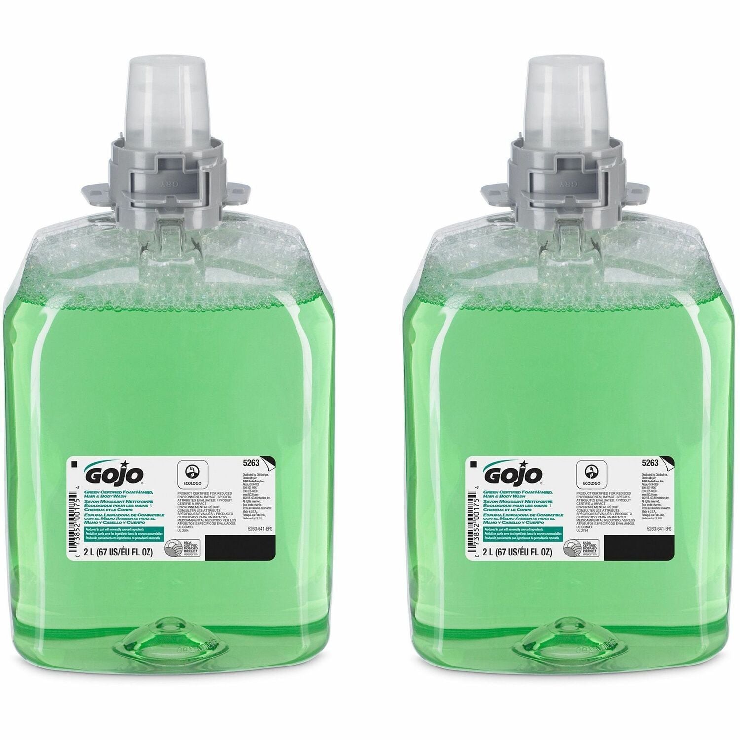 Gojo® Melon Foam Hair/Body Wash Refill, 1 Carton
