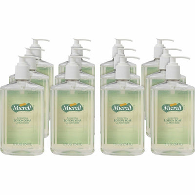 Gojo Micrell Antibacterial Lotion Soap, Orange, 1 Carton, GOJ975912