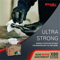 Kimberly-Clark Wypall PowerClean X80 Heavy Duty Cloths - Brag Box, White, 1 Carton, KCC41044