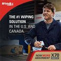 Kimberly-Clark Wypall X70 Wipers Roll, White, 3 / Carton, KCC41702