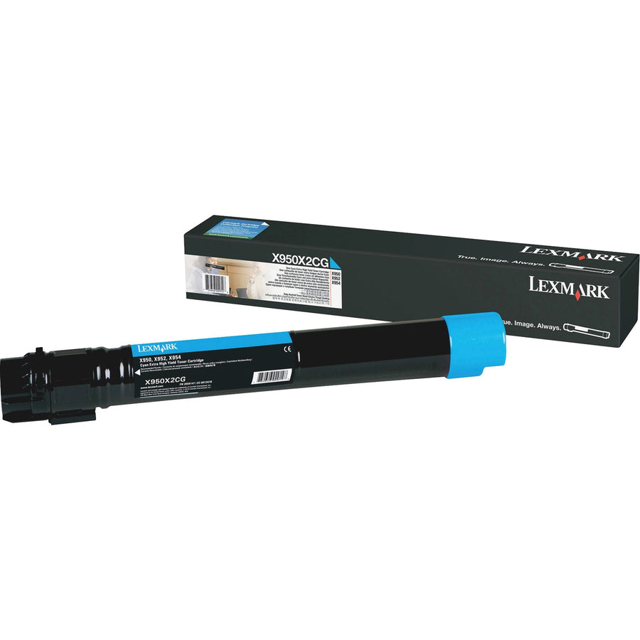 Lexmark X950X2CG/KG/MG/YG Toner Cartridges, LEXX950X2CG