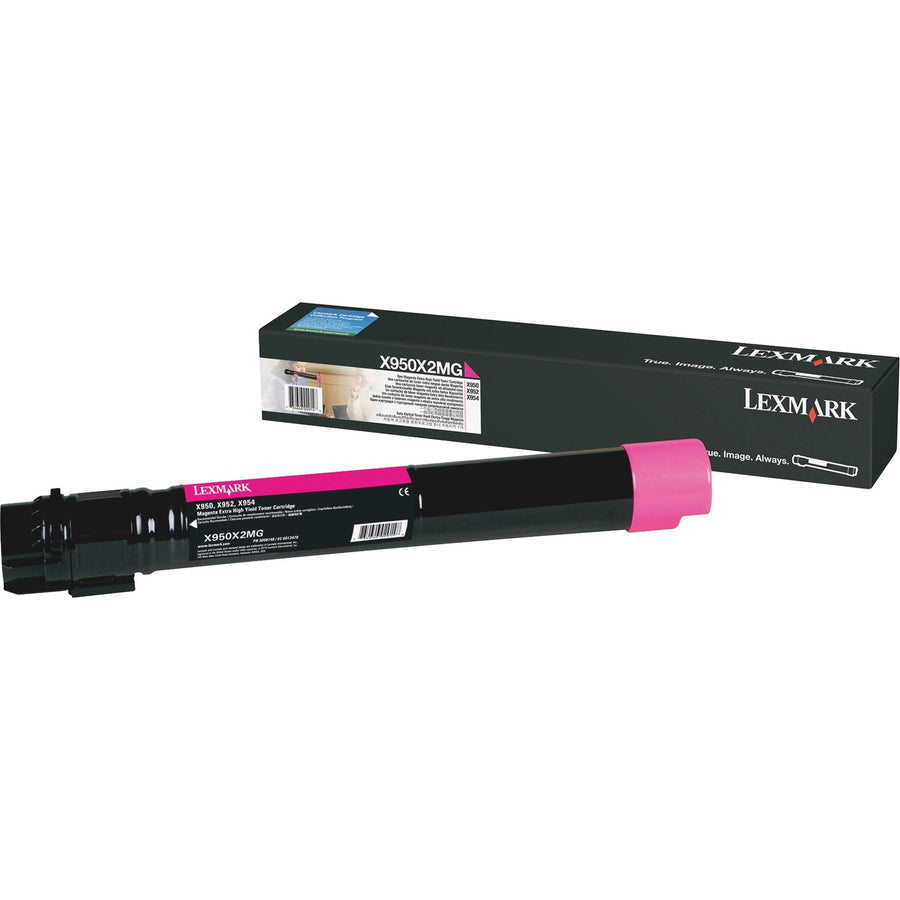 Lexmark X950X2CG/KG/MG/YG Toner Cartridges, LEXX950X2MG