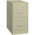 Lorell Fortress Series 22" Commercial-Grade Vertical File Cabinet, Putty, LLR42290