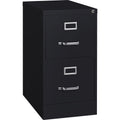 Lorell Fortress Series 22" Commercial-Grade Vertical File Cabinet, Black, LLR42291
