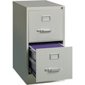 Lorell Fortress Series 22" Commercial-Grade Vertical File Cabinet, Light Gray, LLR42292