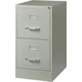 Lorell Fortress Series 22" Commercial-Grade Vertical File Cabinet, Light Gray, LLR42292