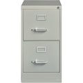 Lorell Fortress Series 22" Commercial-Grade Vertical File Cabinet, Light Gray, LLR42292