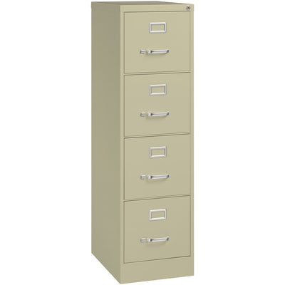 Lorell Fortress Series 22" Commercial-Grade Vertical File Cabinet, Putty, LLR42293