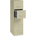 Lorell Fortress Series 22" Commercial-Grade Vertical File Cabinet, Putty, LLR42293