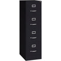 Lorell Fortress Series 22" Commercial-Grade Vertical File Cabinet, Black, LLR42294