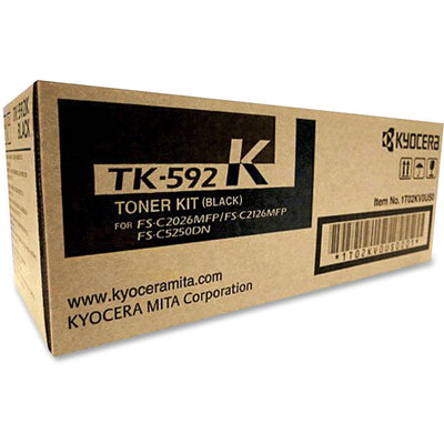 Kyocera TK-592K Original Laser Toner Cartridge - Black -, KYOTK592K