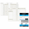 ACCO At-A-Glance Daily Monthly Planner Two Page Per Day Refill, Loose-Leaf, Desk Size, White, 5 1/2", AAG481225A
