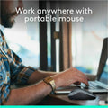 Logitech Plug-and-Play Wireless Mouse, Silver, LOG910002225