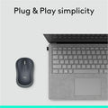 Logitech Plug-and-Play Wireless Mouse, Silver, LOG910002225
