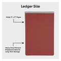 Smead Recycled Report Cover, Red, 11" Width x 17" Length, SMD81777